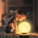 Levitating Moon Lamp — ფოტო 3