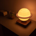 Levitating Saturn Lamp — ფოტო 3