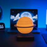 Levitating Saturn Lamp — ფოტო 4