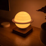Levitating Saturn Lamp — ფოტო 8