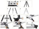 StarSense Explorer LT 70AZ აწყობის ინსტრუქცია — ნაბიჯები 1-10